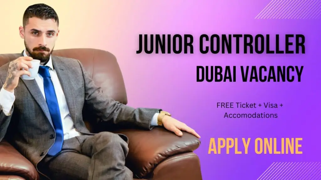 Junior Controller Dubai latest Jobs